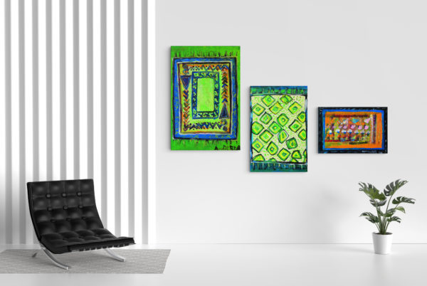 Réjouissance - Tableau impressioniste