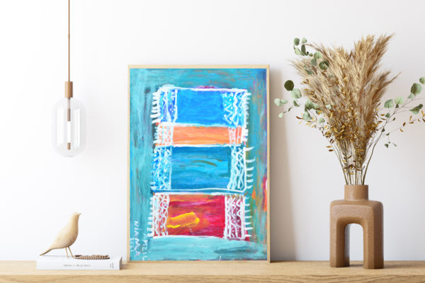 Quadruple - Tableau impressioniste