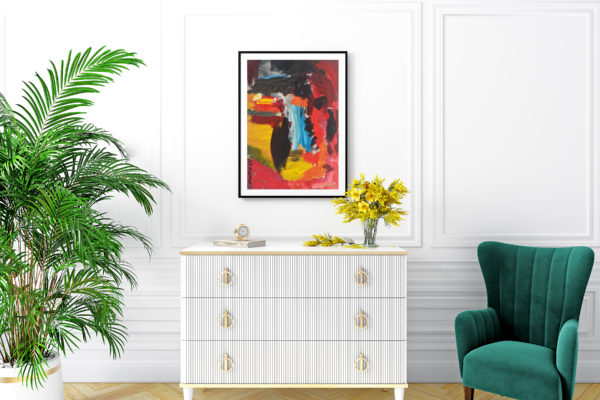 Espérance - Tableau moderne abstrait coloré