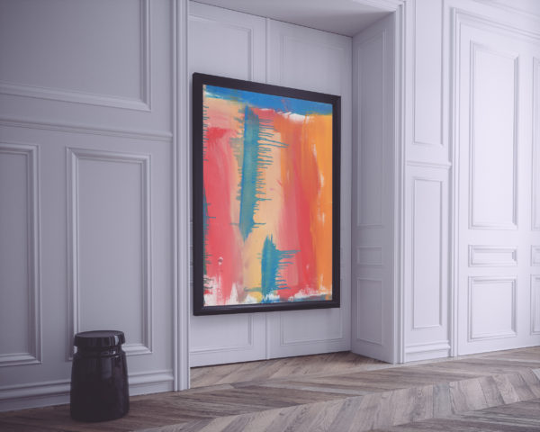 Tentation - Tableau moderne abstrait coloré